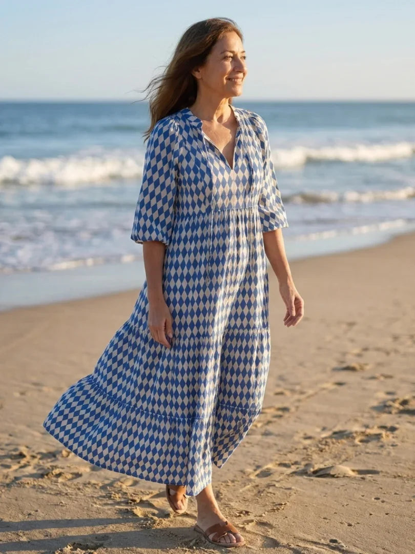 Midi Dress Women Relaxed Fit Casual Summer