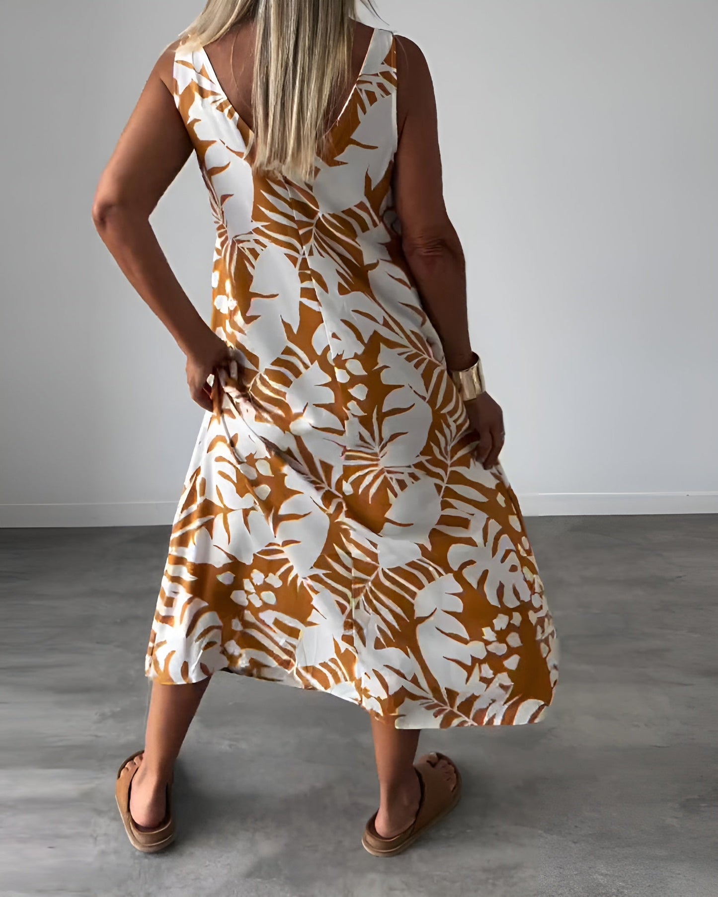 Sleeveless Dress Women Regular Fit Elegant Occasion