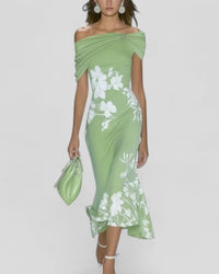 Midi Dress Women Relaxed Fit Casual Elegant