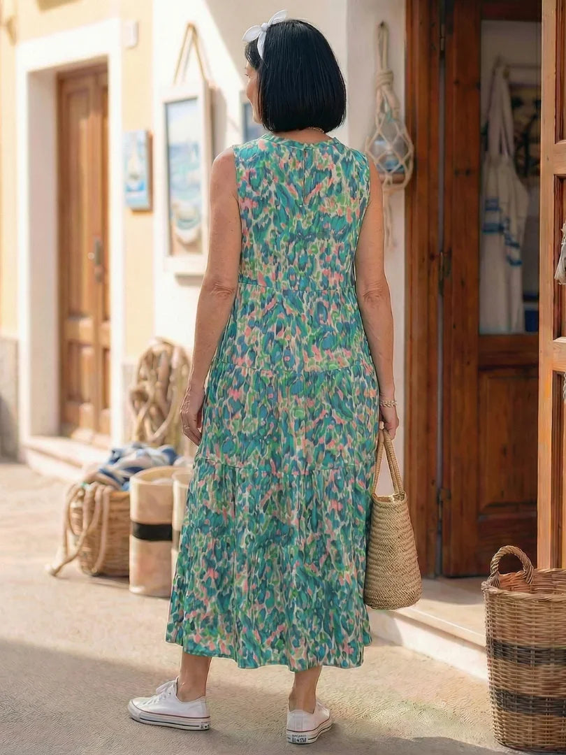 Midi Dress Women Relaxed Fit Casual Summer