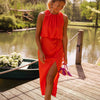 Midi Dress Women Slim Fit Summer Casual Elegant