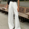 Wide Leg Trousers Women High Waist Relaxed Fit Business