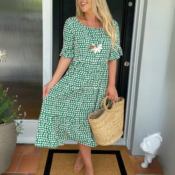 Midi Dress Women Relaxed Fit Casual Summer