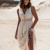 Summer Maxi Dress Women Breezy Fit Casual Boho