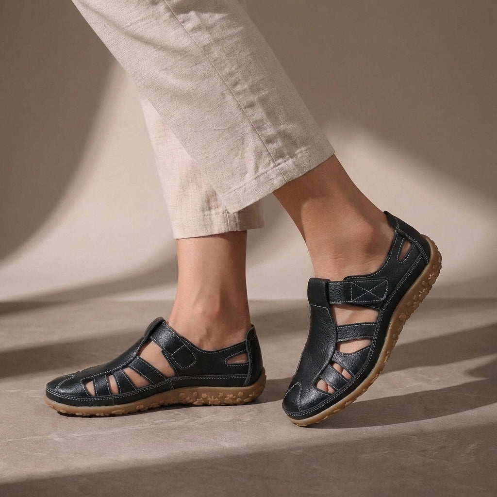Closed Toe Adjustable Strap Sandals Women Regular Fit Casual Summer