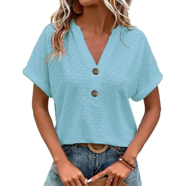 Blouse Women Relaxed Fit Casual Boho Summer
