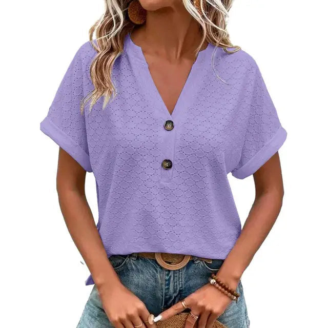 Blouse Women Relaxed Fit Casual Boho Summer