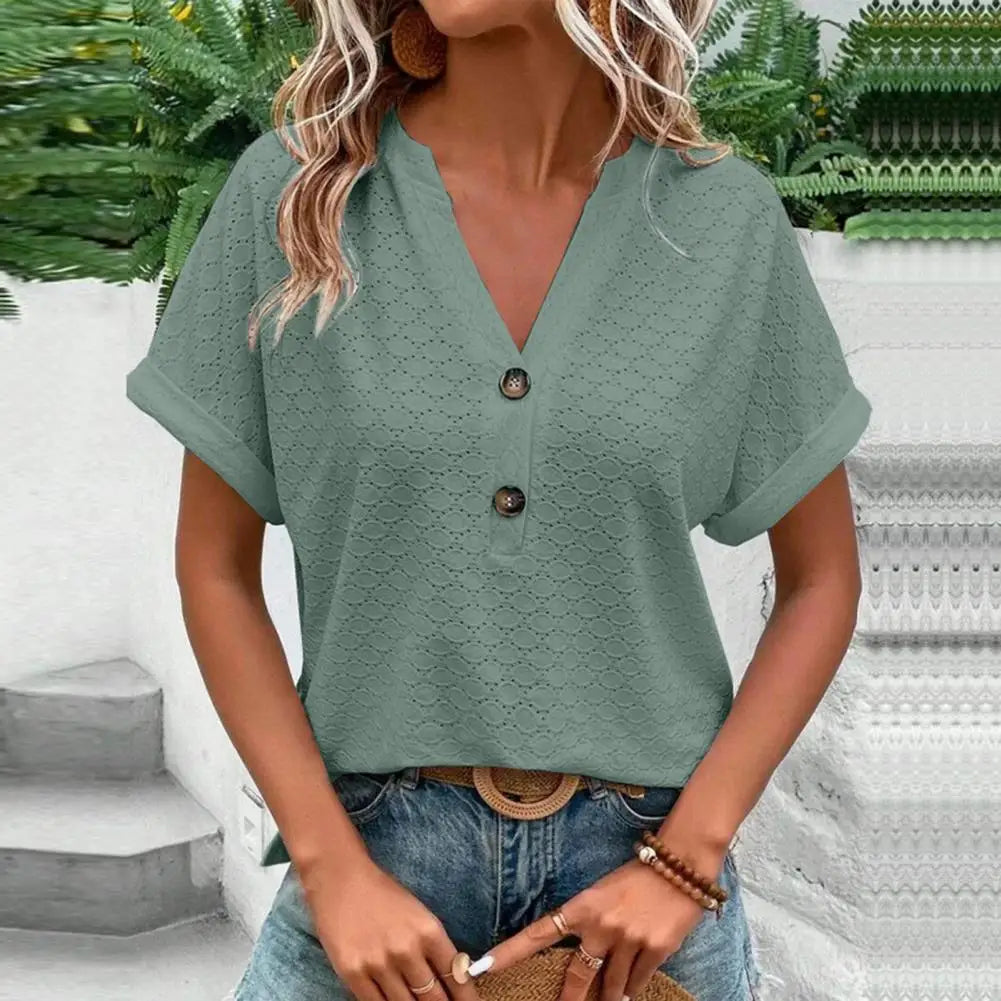 Blouse Women Relaxed Fit Casual Boho Summer