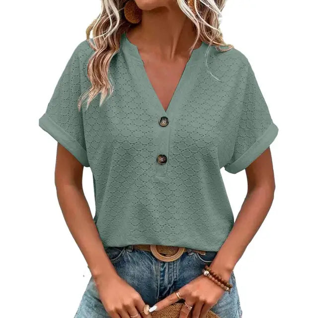 Blouse Women Relaxed Fit Casual Boho Summer