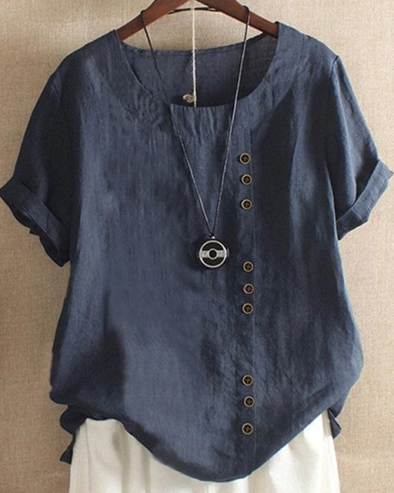 Oversized Blouse Women Relaxed Fit Casual