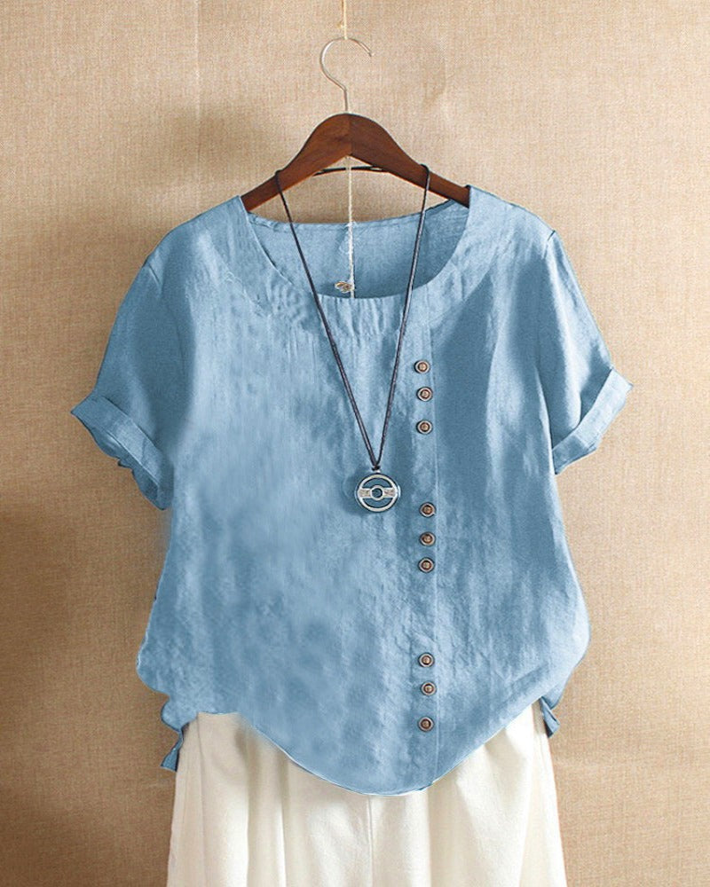 Oversized Blouse Women Relaxed Fit Casual