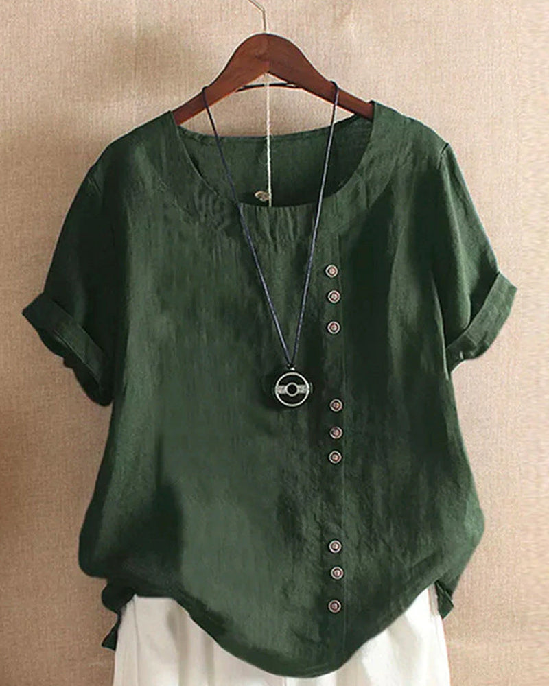 Oversized Blouse Women Relaxed Fit Casual