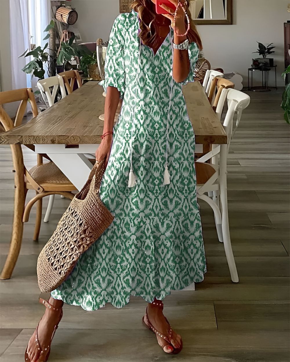 Maxi Dress Women Relaxed Fit Casual Summer Boho
