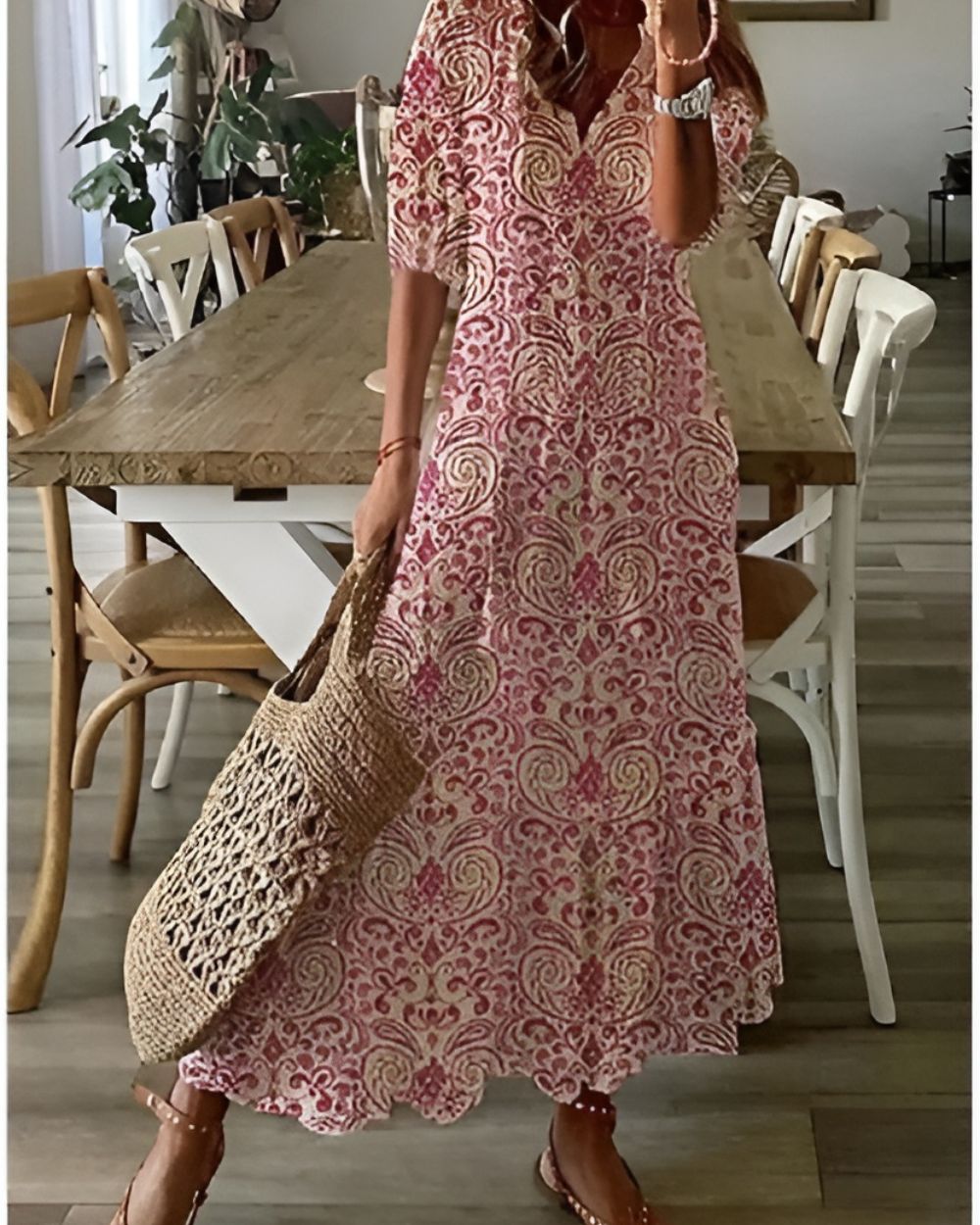Maxi Dress Women Relaxed Fit Casual Summer Boho