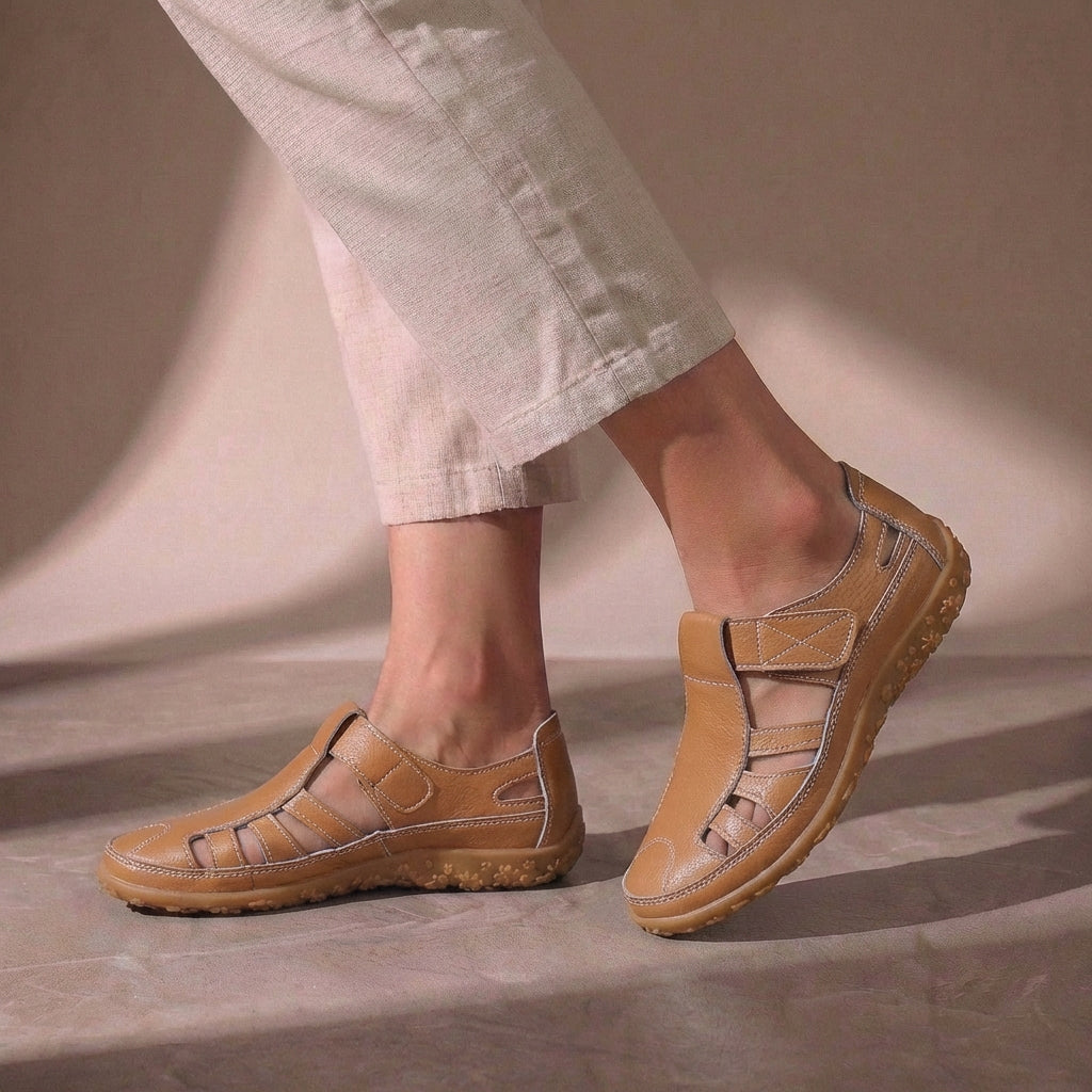 Closed Toe Adjustable Strap Sandals Women Regular Fit Casual Summer