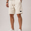 Textured Drawstring Shorts Men Relaxed Fit Casual Summer