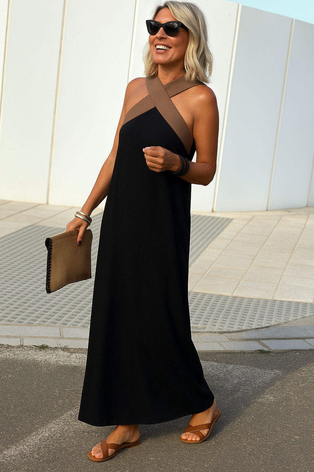 Maxi Dress Women Regular Fit Casual Summer