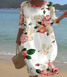Dress Women Regular Fit Casual Elegant