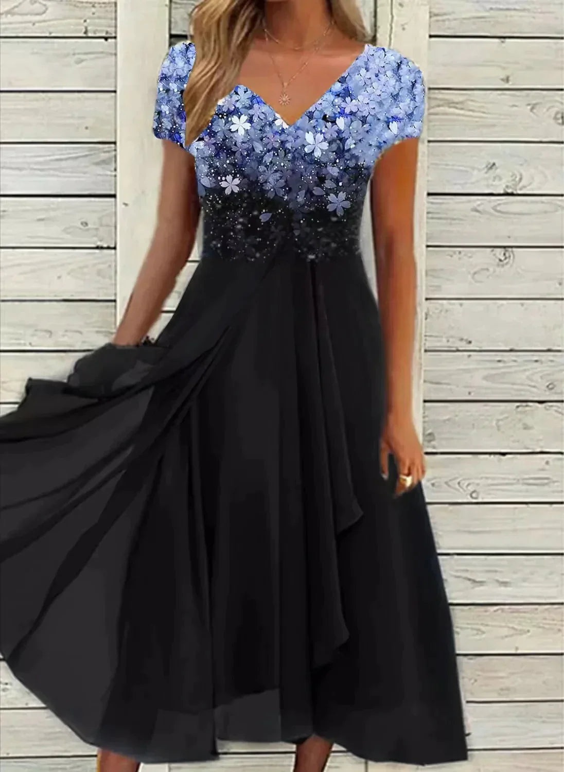 Evening Dress Women Waist-Defining Fit Elegant Occasion