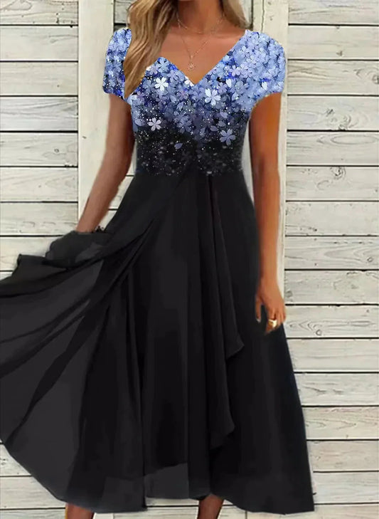 Evening Dress Women Waist-Defining Fit Elegant Occasion