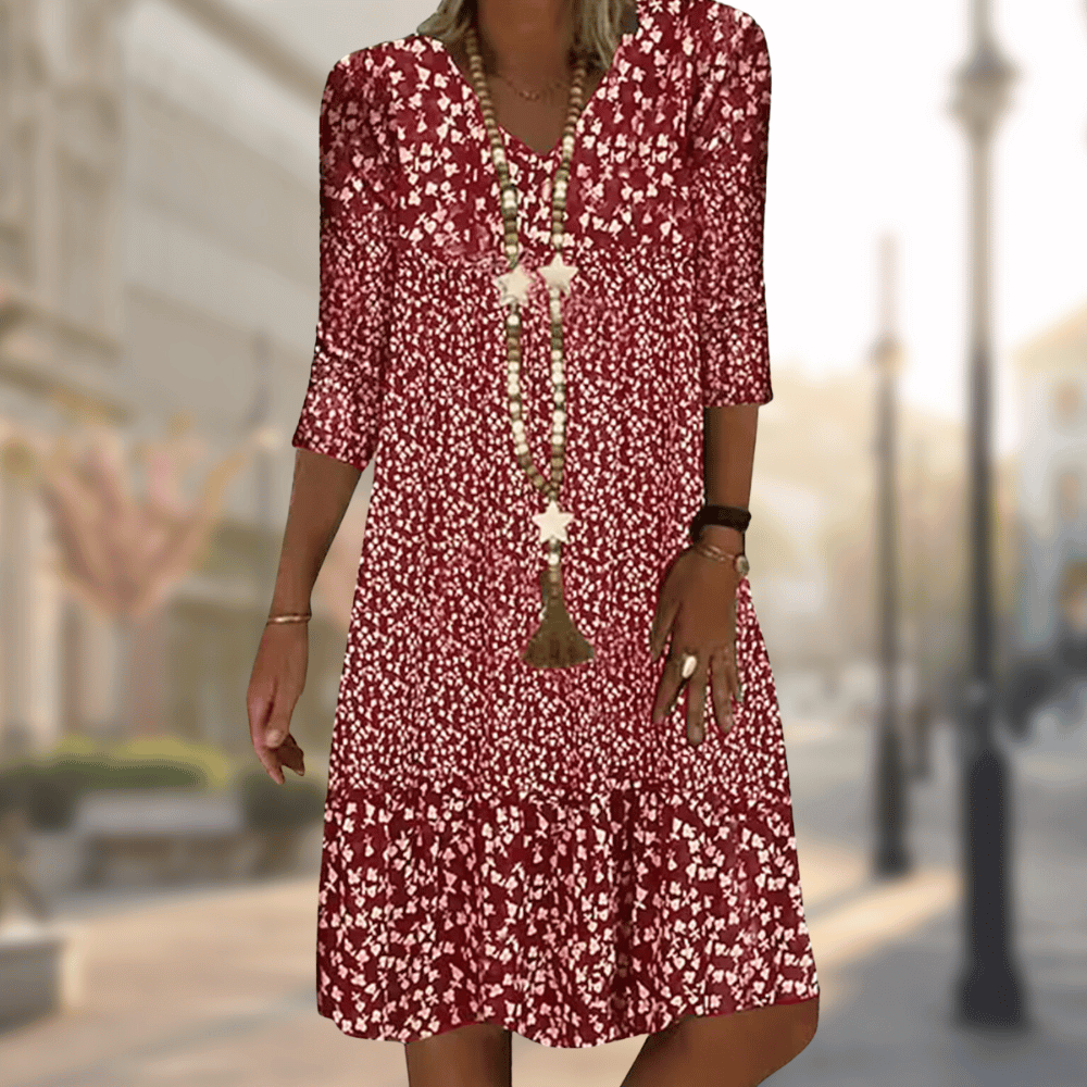 Dress Women Regular Fit Casual Elegant