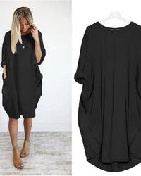 Summer Dress Women Regular Fit Casual Pockets