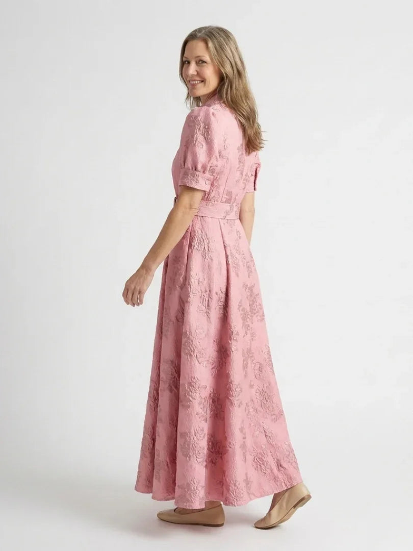 Maxi Shirt Dress Women Tailored Fit Casual Summer