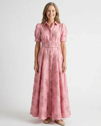 Maxi Shirt Dress Women Tailored Fit Casual Summer
