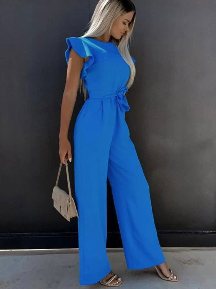 Jumpsuit Women Regular Fit Casual Summer Elegant
