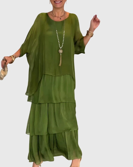 Maxi Dress Women Flowing Fit Elegant Summer Occasion