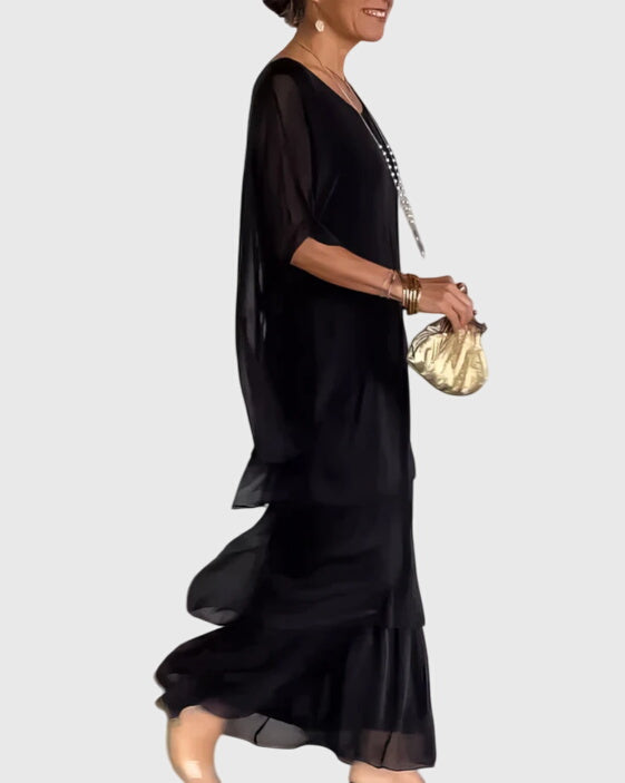 Maxi Dress Women Flowing Fit Elegant Summer Occasion