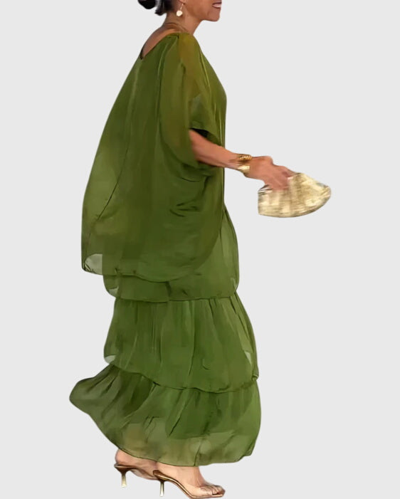 Maxi Dress Women Flowing Fit Elegant Summer Occasion
