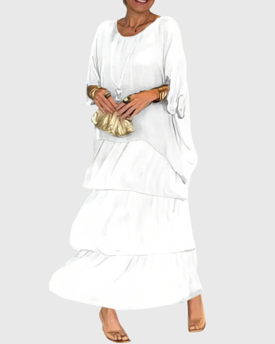 Maxi Dress Women Flowing Fit Elegant Summer Occasion