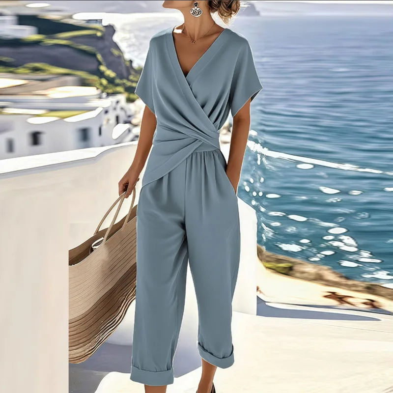 Two-Piece Set Women Relaxed Fit Casual Summer