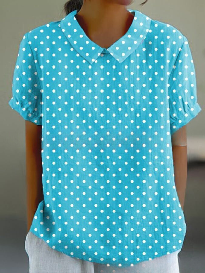 Floral Print Shirt Women Relaxed Fit Casual
