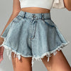 Women High Waist Fringed Shorts Casual Summer