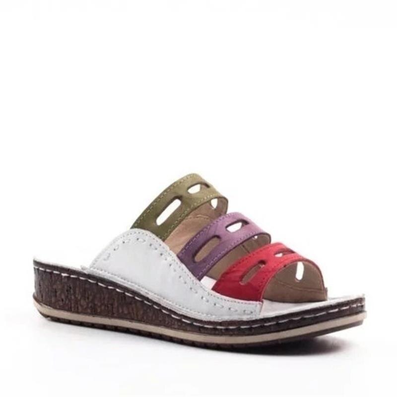 Summer Sandals Women Regular Fit Casual Colorful