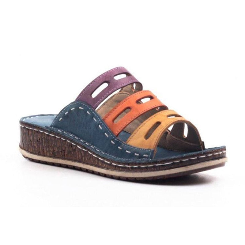 Summer Sandals Women Regular Fit Casual Colorful