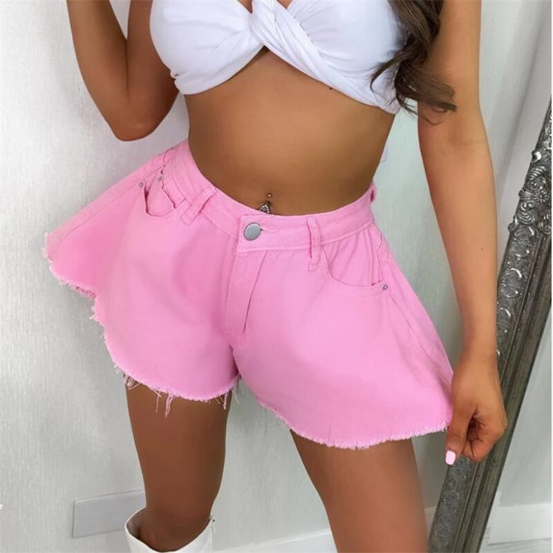 Loose Women Summer Shorts High Waist Casual