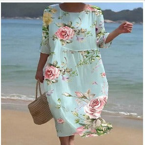 Dress Women Regular Fit Casual Elegant
