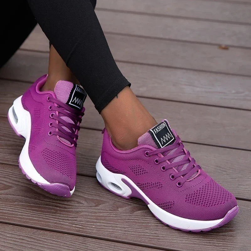 Sports Shoes Women Lightweight Lace-Up Sport