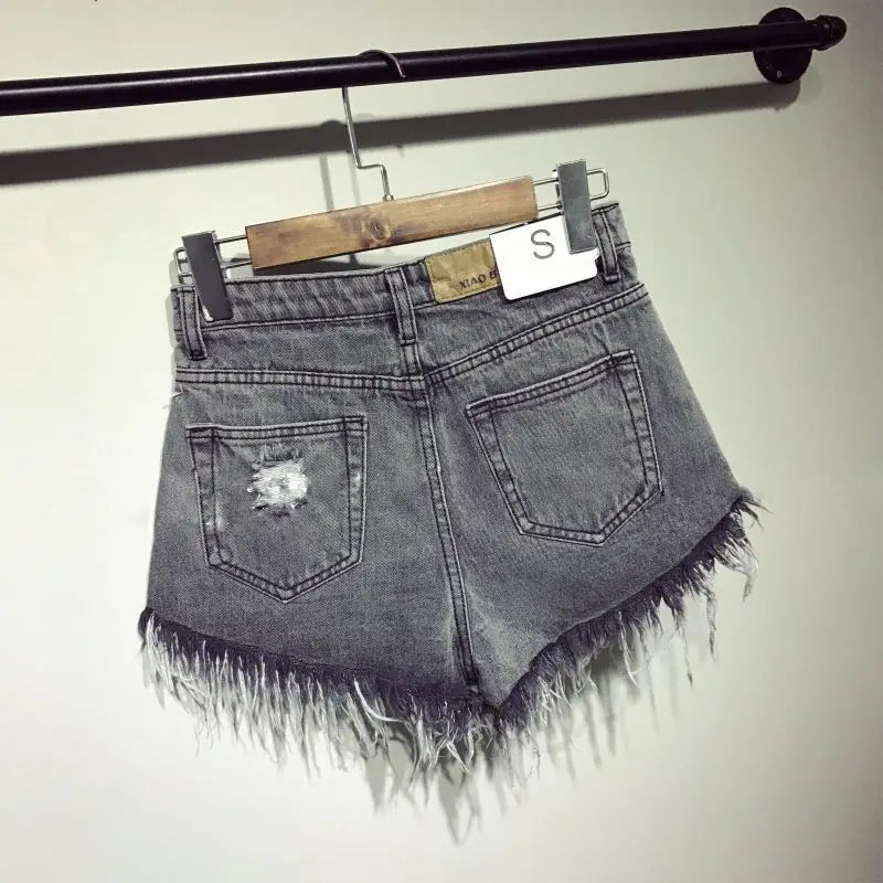 Distressed Shorts Women Regular Fit Casual Summer