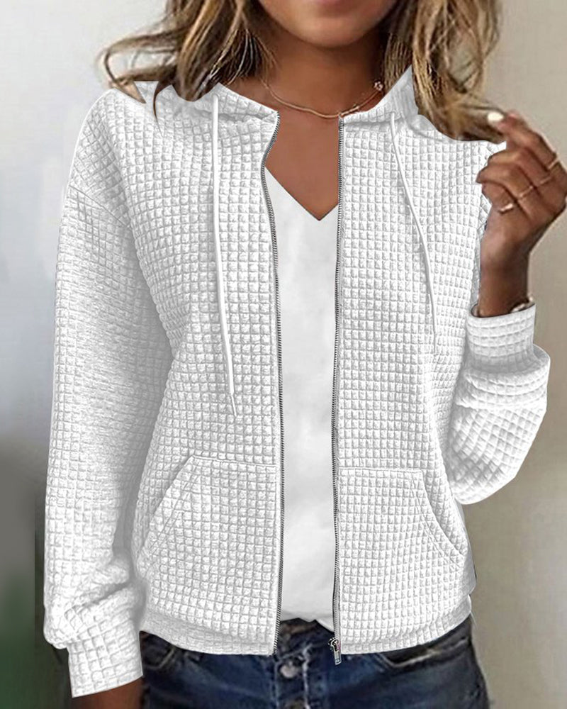 Hooded Vest Women Regular Fit Casual with Pockets