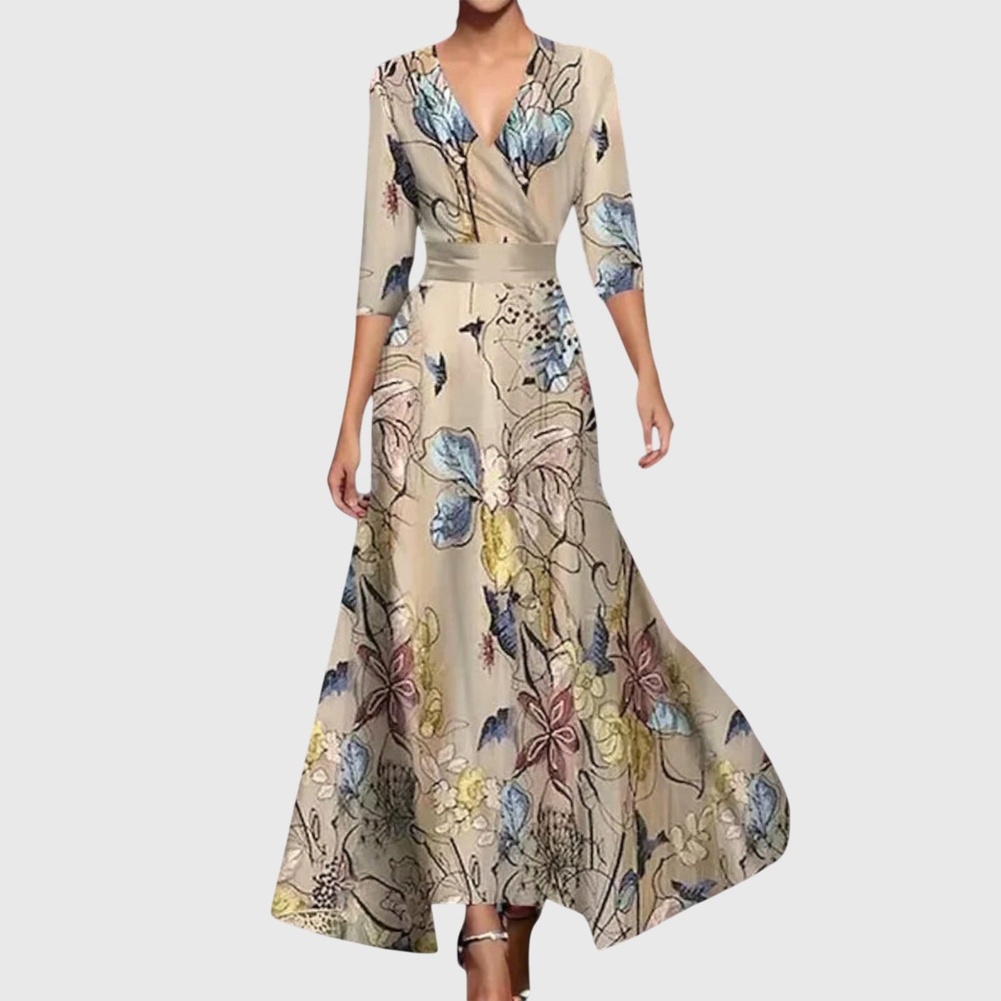 Elegant Dress Women Tailored Fit Casual Chic