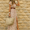 Boho Maxi Dress Women Regular Fit Summer Casual Elegant