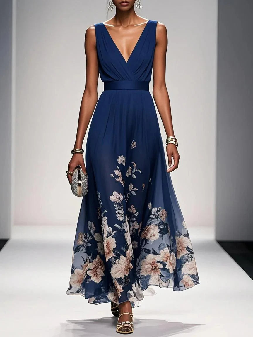Maxi Dress Women Regular Fit Casual Summer Floral