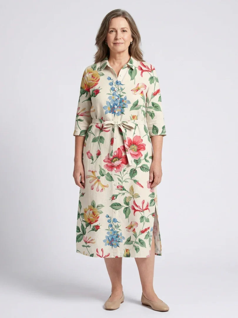 Midi Dress Women Relaxed Fit Casual Summer