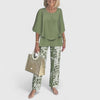 Two-Piece Set Women Regular Fit Casual Elegant