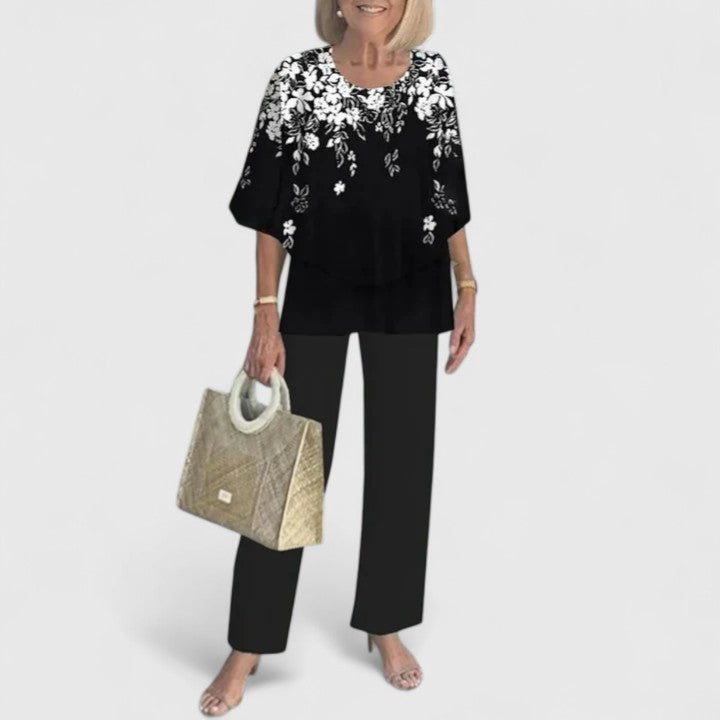 Two-Piece Set Women Regular Fit Casual Elegant