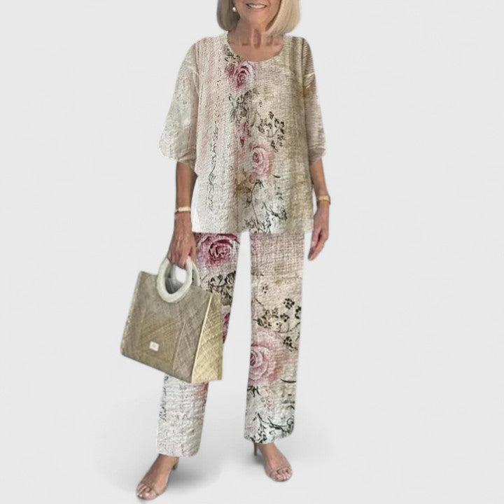 Two-Piece Set Women Regular Fit Casual Elegant